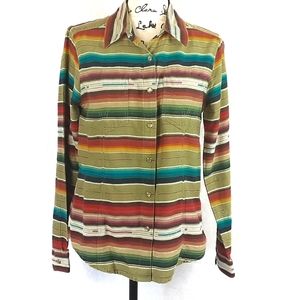 Tasha Polizzi South Western Snap Long Sleeve Top🍂